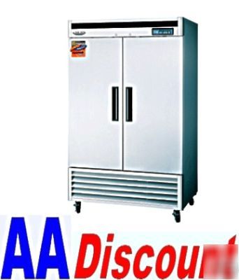 Turbo air 2 door refrigerator reach in cooler msr-49NM