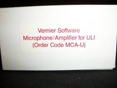 Vernier microphone/amplifier for uli