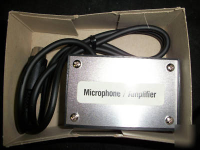 Vernier microphone/amplifier for uli