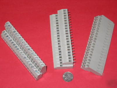 Weidmuller 40PIN dual row term block LL2N 5.00/40/90 9+