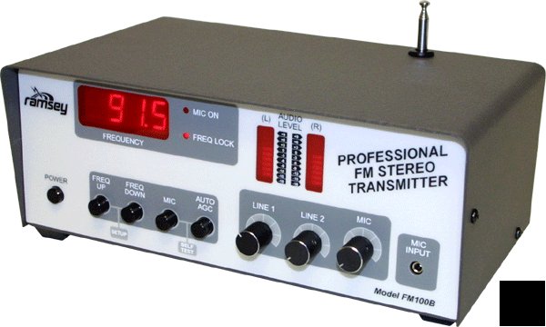 FM100BEX super pro fm stereo radio station ramsey kit 