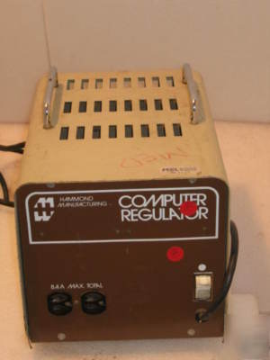 Hammond manufacturing 120VOLTS 8.4AMPCOMPUTER regulator