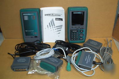 Microtest omni 2 scanner remote CAT5E CAT6 analyzer