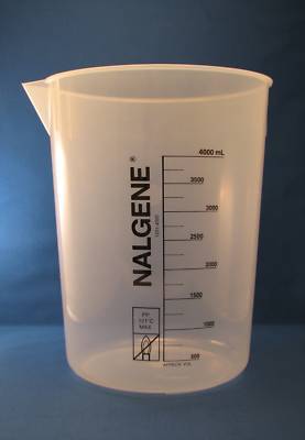 Nalgene graduated polypropylene beaker 4000ML 