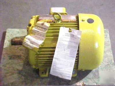 New baldor 5 hp industrial electric motor / 3-phase