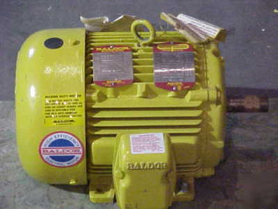 New baldor 5 hp industrial electric motor / 3-phase