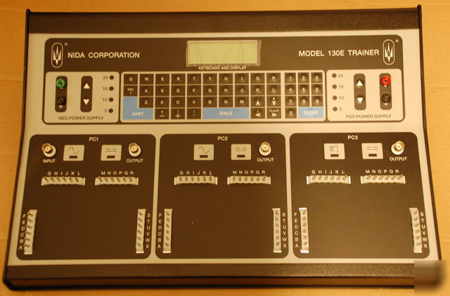 New nida model 130E electronics test trainer console 