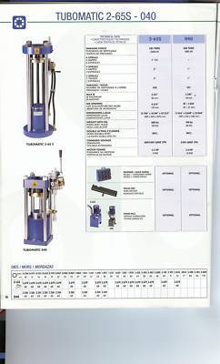 New o+p manual hose crimper model 040 up to 1