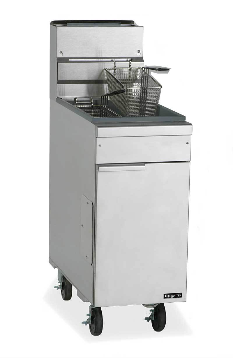 New therma-tek gas fryer MODELTF40S stainless steel