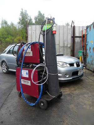 Thermal arc fabricator 400 welder + wire feeder + gas