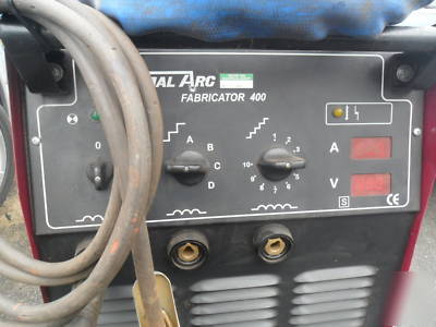 Thermal arc fabricator 400 welder + wire feeder + gas