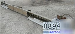 Used: advanced fabricators screw conveyor,304 stainless