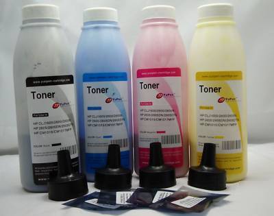 4C HP1600/2600 Q6000/1/2/3A refill toner powder+ chips 