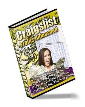 Craigslist profit trade exchange cd + free money ebooks