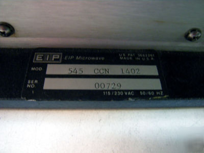 Eip 545 microwave frequency counter w/ option 08