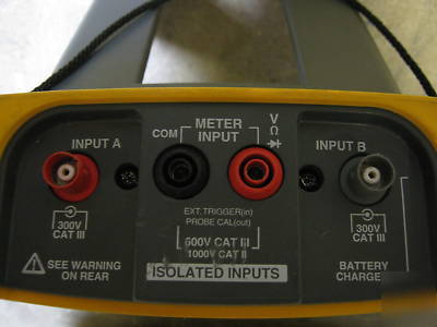 Fluke 196 scopemeter 100MHZ 1GS/s oscilloscope