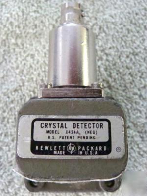 Hp - agilent X424A crystal detector with opt K12 