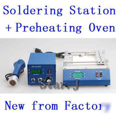 Irda infrared soldering rework station+preheating oven