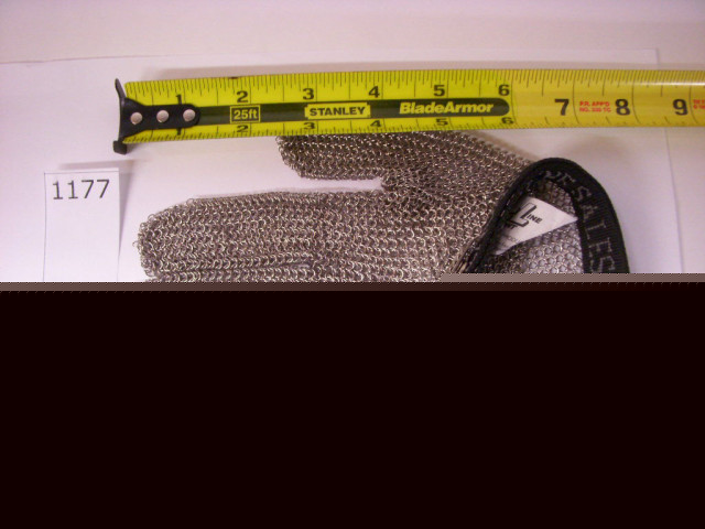 New metal stainless steel glove small front line 