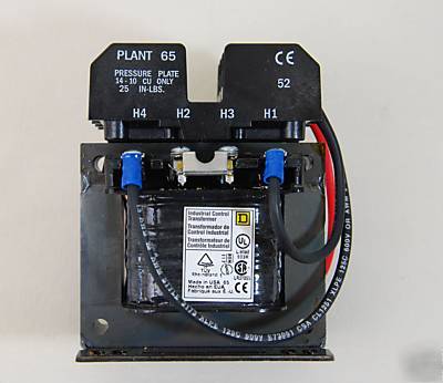 Square d multiinput primary 120V secondary transformer