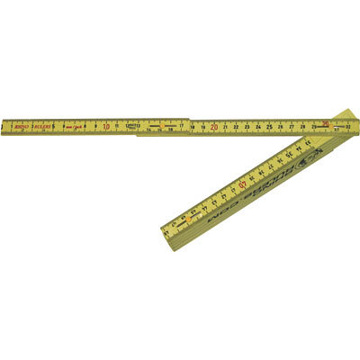 Us tape sae/metric folding ruler - 6'