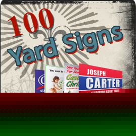50 24X18 coroplast, yard signs, real estate signs 