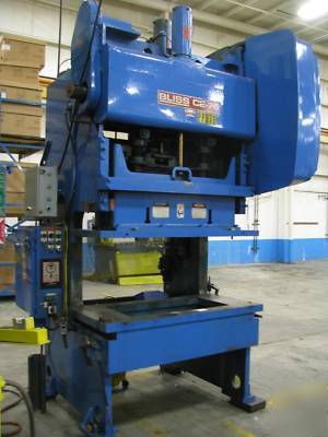 75 ton bliss double crank gap frame press, mdl. C2-75