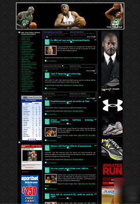 Boston celtics nba basketball website business for sale