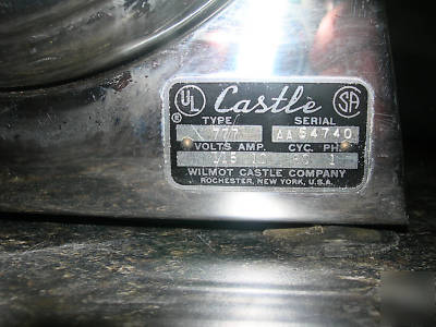 Castle speedclave model 777 steam tattoo sterilizer 