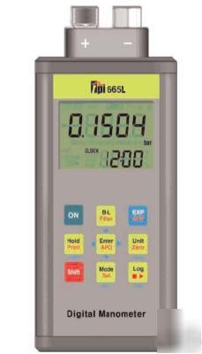 Tpi 665L digital differential manometer data logging