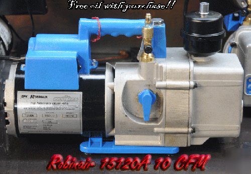 Vacuum pump robinair 15120A 10 cfm 2 stages
