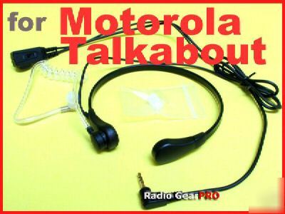 Vox throat-vibration mic for motorola talkabout radio
