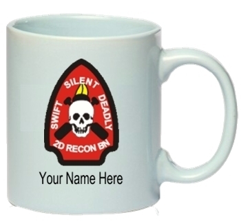 2ND recon 11 ounce customizable mug