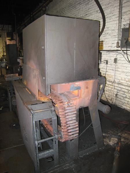 Flow through gas forge & hardening furnace - foundry