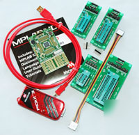 Icsp adapter zif kit w/ pickit 3 development kit
