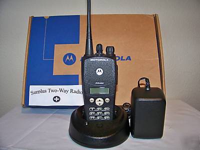 Mint motorola PR400 64CH keypad uhf 4 watt two way fire