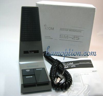 New icom sm-25 for ic-F2821/F6061/F521/F121/620/FR4000