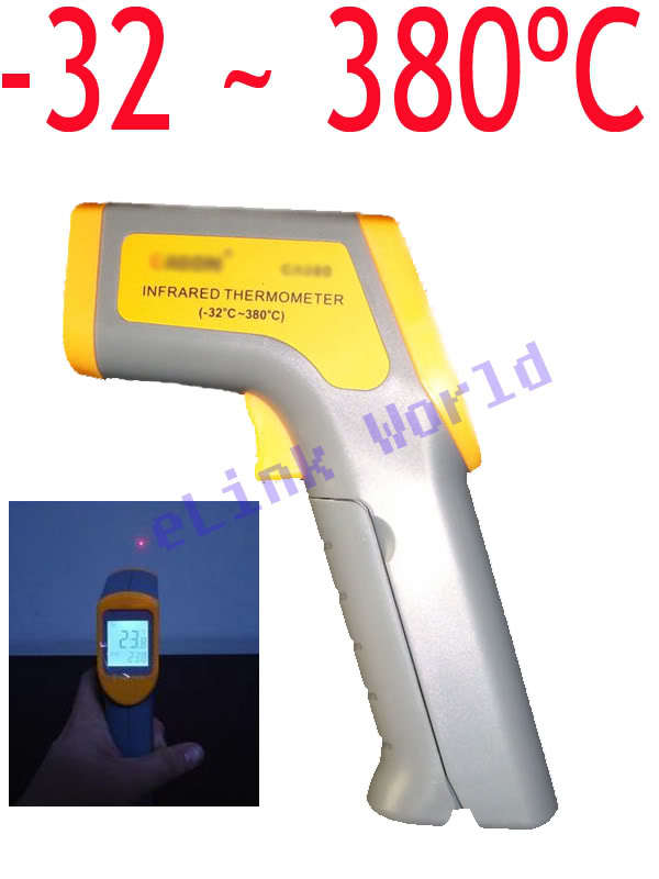Non-contact ir infrared digital thermometer -32 ~ 380Âºc