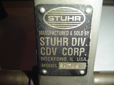Stuhr bt-10 super sensitive static balancer bench type