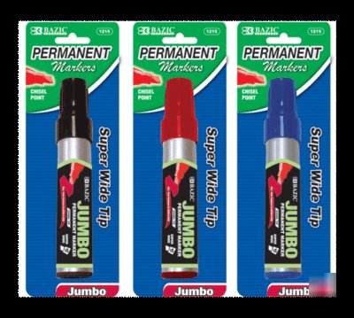 Super jumbo chisel tip permanent marker 10MM red