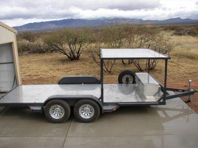 Trailer plans- flat bed deck sand rail atv car CJ5 