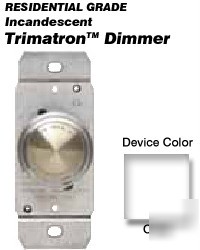 Trimatron incandescent rotary dimmer - clear