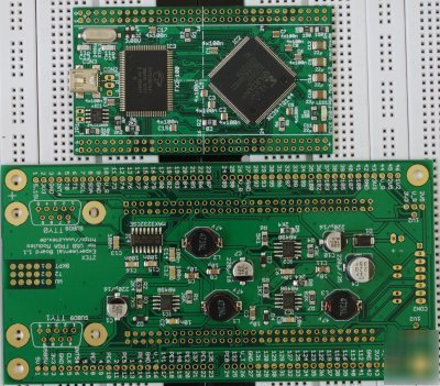 Usb-fpga-breadboard kit: ez-usb FX2 Âµc, spartan-3 fpga