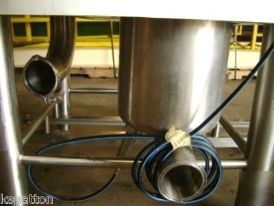 450 gallon stainless degas tank - excellent 