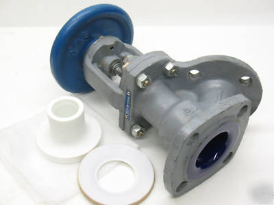 Dedietrich unitip glass lined bottom valve 1Â½