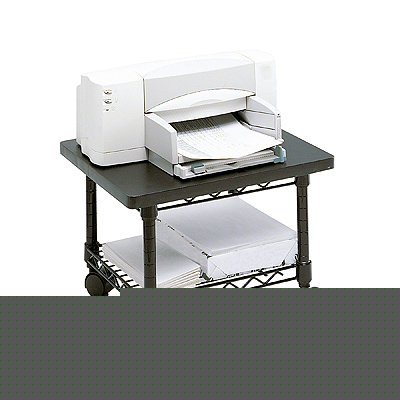 Safco offfice under desk mobile printer stand cart