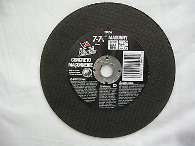 Vermont american masonry abrasive disk 7