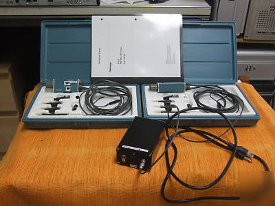 Tektronix P6201 900 mhz fet probes +user/service manual