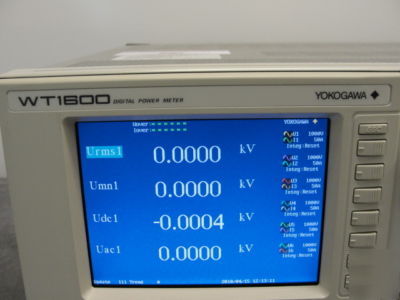 Yokogawa WT1600 model 76101-06 digital power analyzer