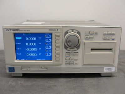 Yokogawa WT1600 model 76101-06 digital power analyzer